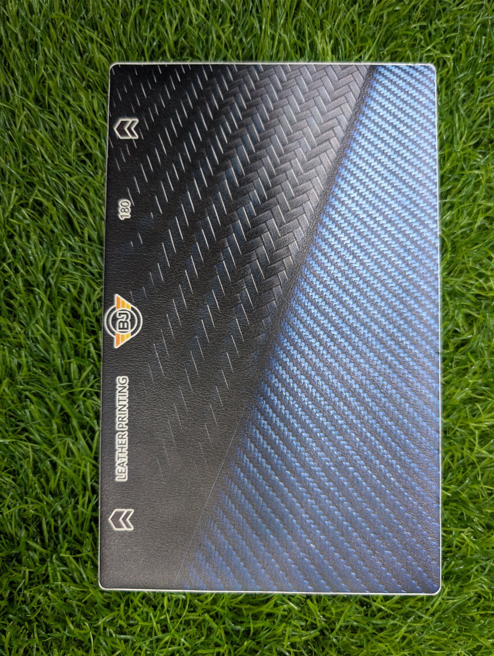 blue and black carbon fiber skin 1 Printed Leather Skin - Price in Pakistan